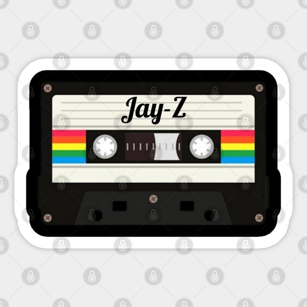 Jay-Z / Cassette Tape Style Sticker by GengluStore
